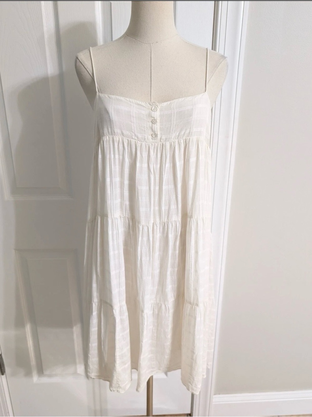 Soeur White Cotton Mini Sundress *MOVING SALE*